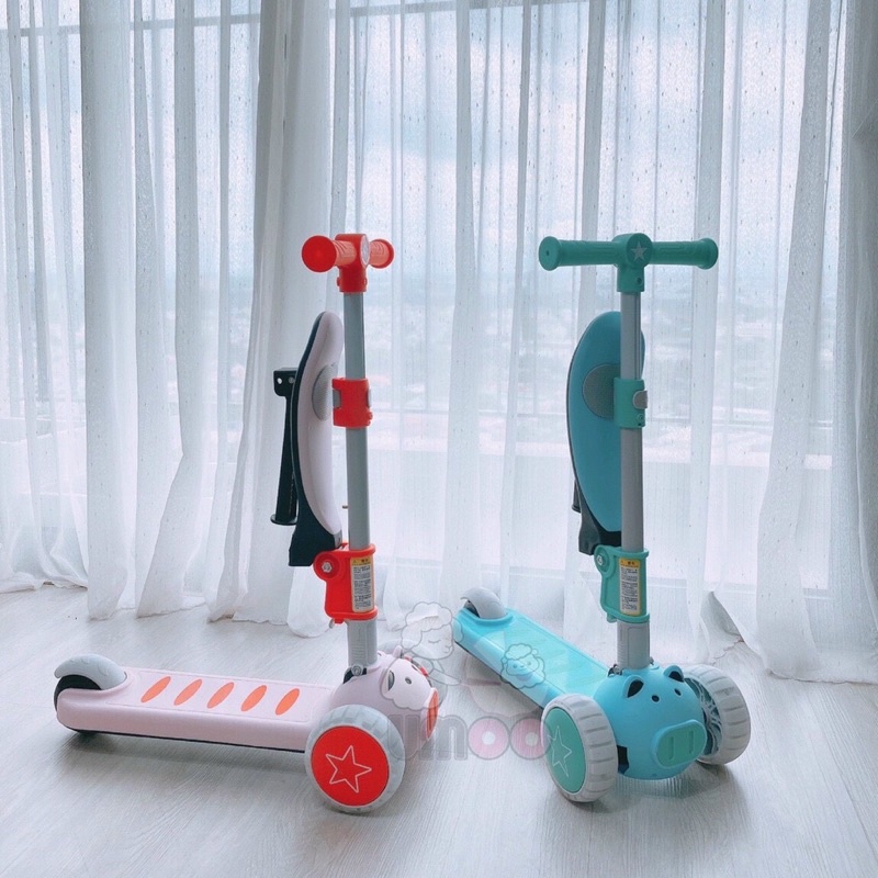 Xe scooter heo Umoo cho bé từ 2 đến 7 tuổi