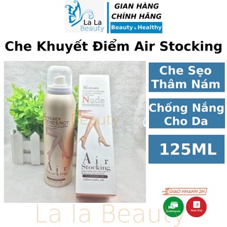 Kem che khuyết điểm tất phun Air Stocking 125ml che sẹo khuyết điểm lưng chân body toàn thân Hàn Quốc La La Cosmetic