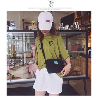 Túi đeo chéo hình hoa - Túi đeo chéo  - Túi xách unisex cực cute