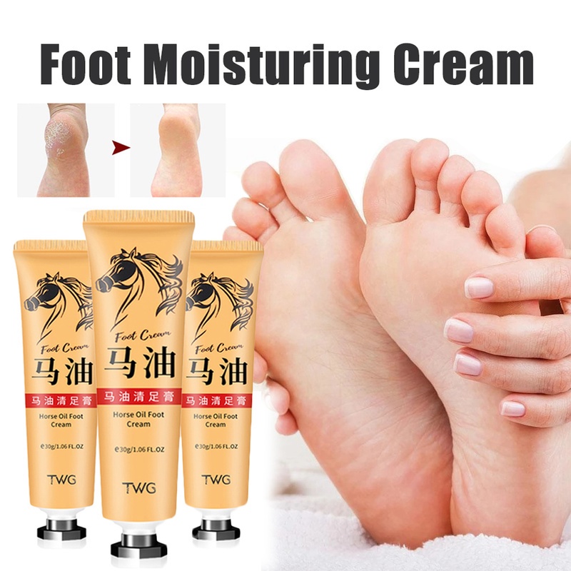 Kem Dầu Ngựa Tẩy Tế Bào Chết Chống Khô Da Chân 30g