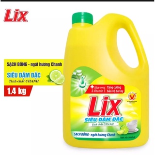 Nước rửa chén Lix hương chanh 1.46kg và 750g