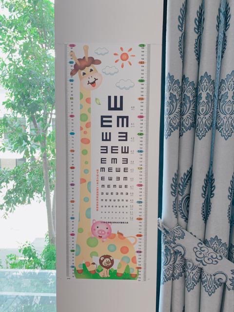 Tranh dán thước đo chiều cao cho bé