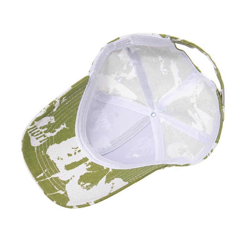 Mũ Lưỡi Trai Nhuộm Màu In Chữ Graffiti Phong Cách Hàn Quốc Thời Trang Mùa Hè Cho Nam Và Nữ