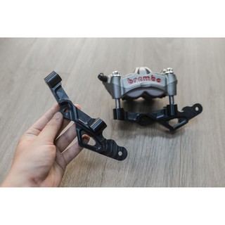 PAD nhôm CNC PHANH YAMAHA R15V3/ MT15/ XSR155, Honda Winner / Exciter 150/155 đĩa trước zin heo BREMBO / Nissin 100mm