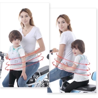 Đai Xe Máy Dáng Áo Lưới Thừng Mềm và Thoáng Lưng Cho Trẻ Em