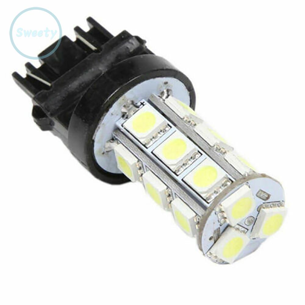 10 Bóng Đèn Led 3157 18smd 6000k Cho Đuôi Xe Hơi