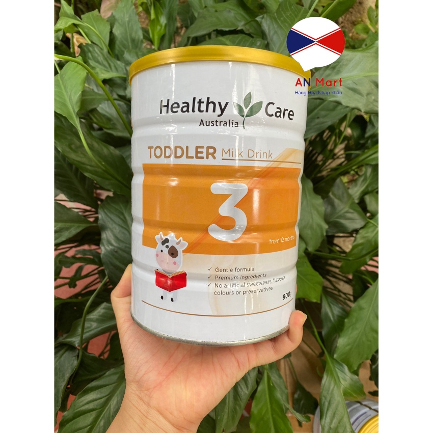Sữa bột Healthy Care Số 1,2,3 tăng cân, phát triển chiều cao 900G Nội Địa Úc