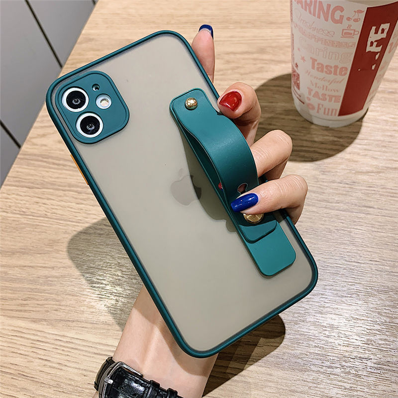 Ốp Điện Thoại Trong Suốt Chống Sốc Có Dây Đeo Bảo Vệ Camera Cho Huawei Nova 2i 3i Nova 7i 5t 4e 4