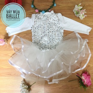 Váy múa ballet cổ lọ kimsa (có sỉ từ 5c)