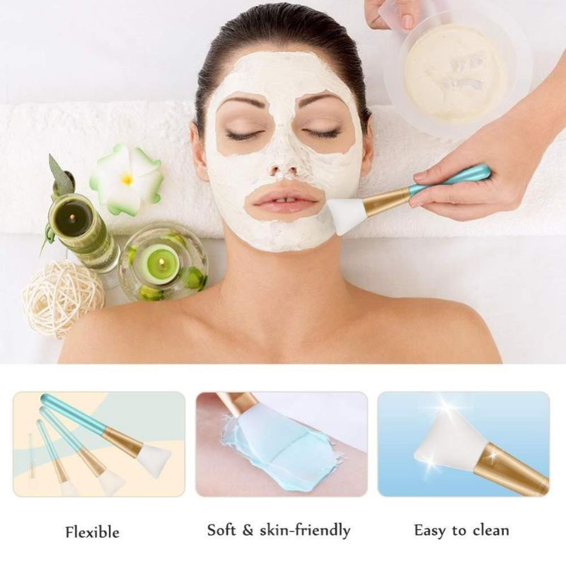 Cọ quét mặt nạ cọ đắp mask silicon mềm