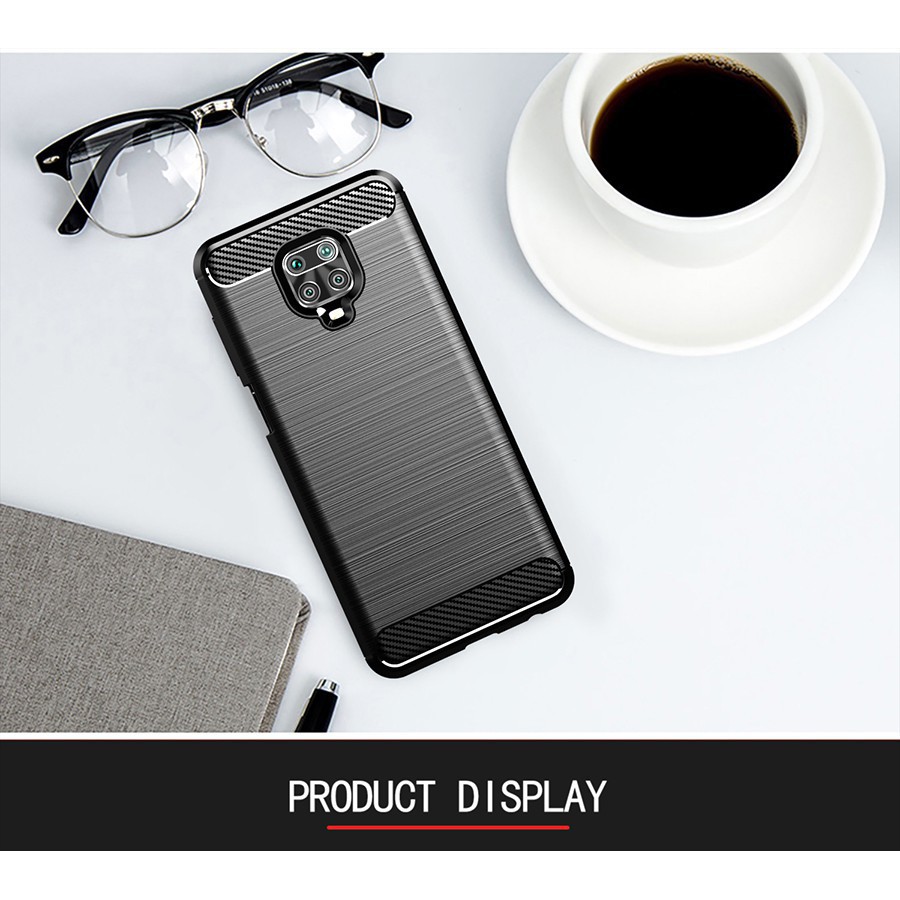 Ốp Điện Thoại Sợi Carbon Cho Xiaomi Redmi Note 6 5 7 8 9 Pro Max 9s 8T Mi 10 Pro Note 10 CC9 Pro 8 9 8A 7A POCO C3