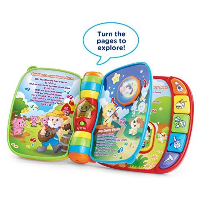 Sách âm nhạc VTech Musical Rhymes Book