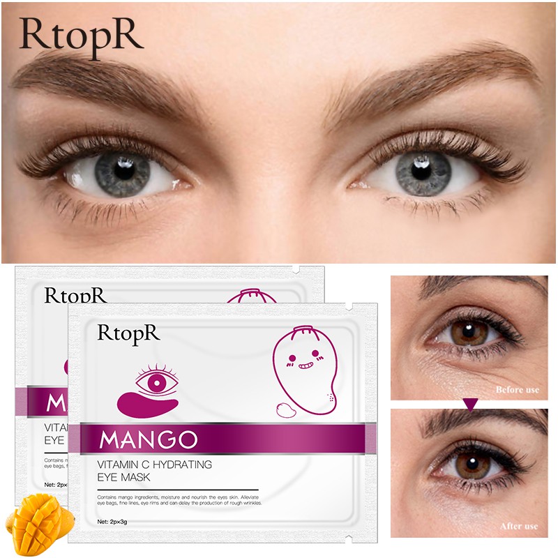 Mặt Nạ Giảm Thâm Quầng Mắt RtopR Vitamin C Eye Mask 6g/1 miếng
