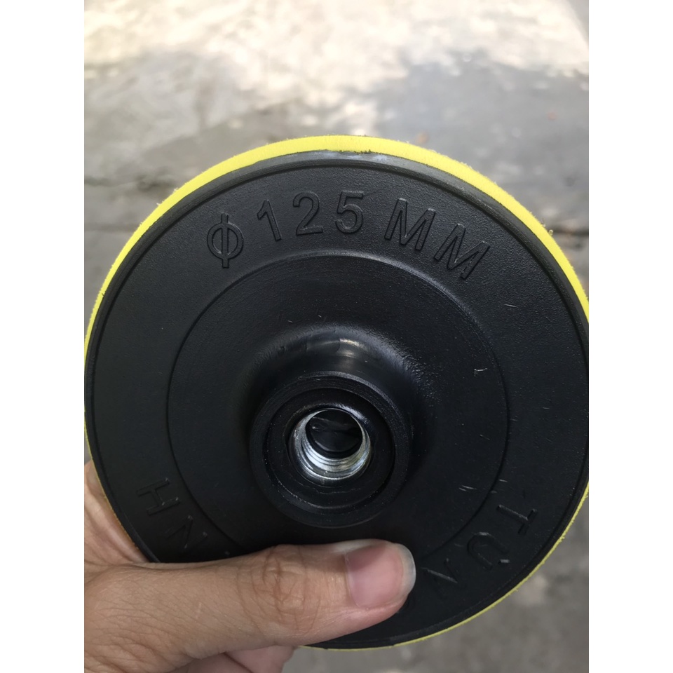 Đế dán nhám tròn 5 inch gai  - nhám tròn 5 inch lông - đế dán nhám tròn 5 inch trơn - nhám tròn 5 inch dán keo