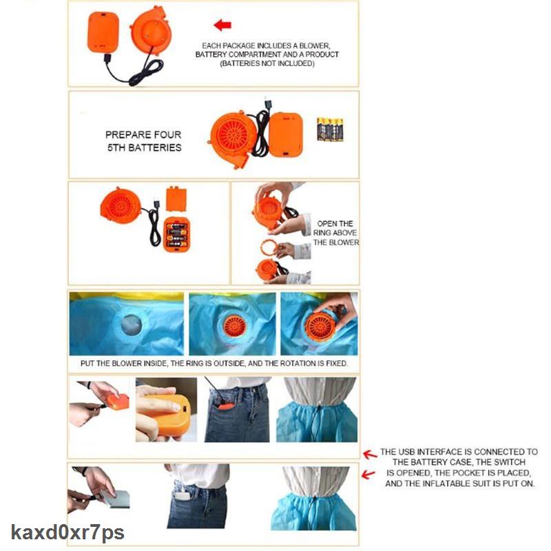 Cam Kết Hàng Như Hình Bộ trang phục hóa trang chú bò kiểu bơm hơi đáng yêu ngộ nghĩnh