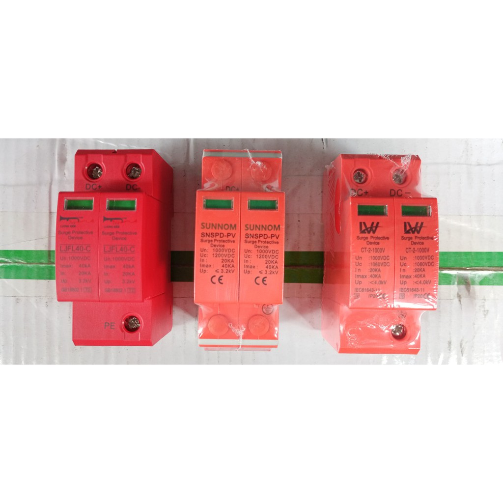 Chống sét lan truyền DC 1000V chuyên dụng cho điện mặt trời