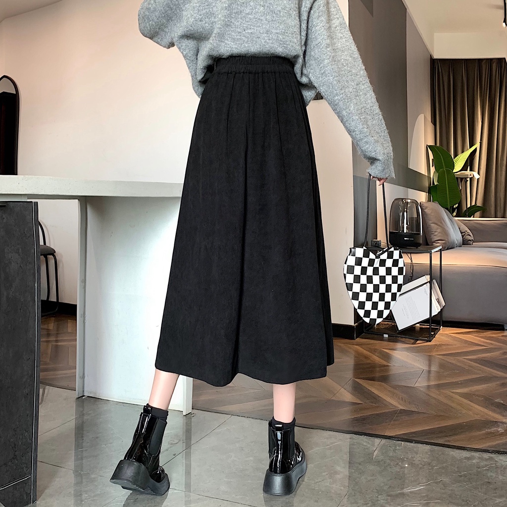 Chân váy xếp ly xòe rộng dáng dài phong cách Hàn quốc | BigBuy360 - bigbuy360.vn