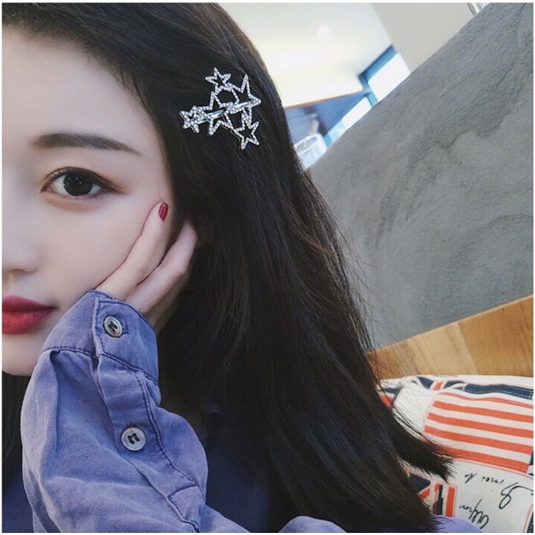 Kẹp tóc năm ngôi sao Tạ Na Cúc Tịnh Y