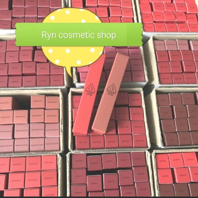 (Có sẵn)Son 3CE velvet lip tint