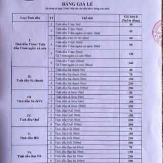 Tinh dầu xịt Sả chanh