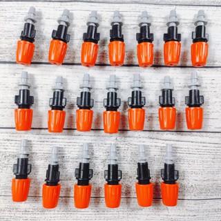 20 Béc phun sương 1 tia nhựa, kèm khởi thủy gắn ống 6-8 ly, dùng tưới cây, tưới lan