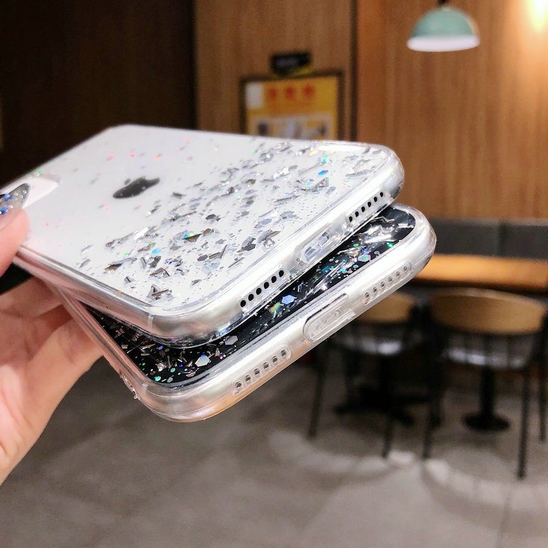 Ốp lưng Samsung J8 J7 J6 J6+ J5 J4 J4+ J2 A9 A7 A6 A6+ Plus Pro Prime 2018 Starry Sky Sequin Glitter Soft Case