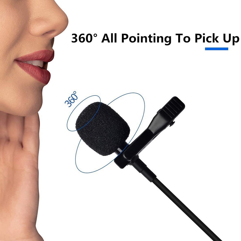 Micro minimicrophone có jack cắm 3.5mm thích hợp cho quay video YouTube