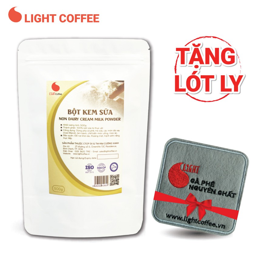 Bột kem sữa pha cafe GreenD Food - Light Coffee gói 500g