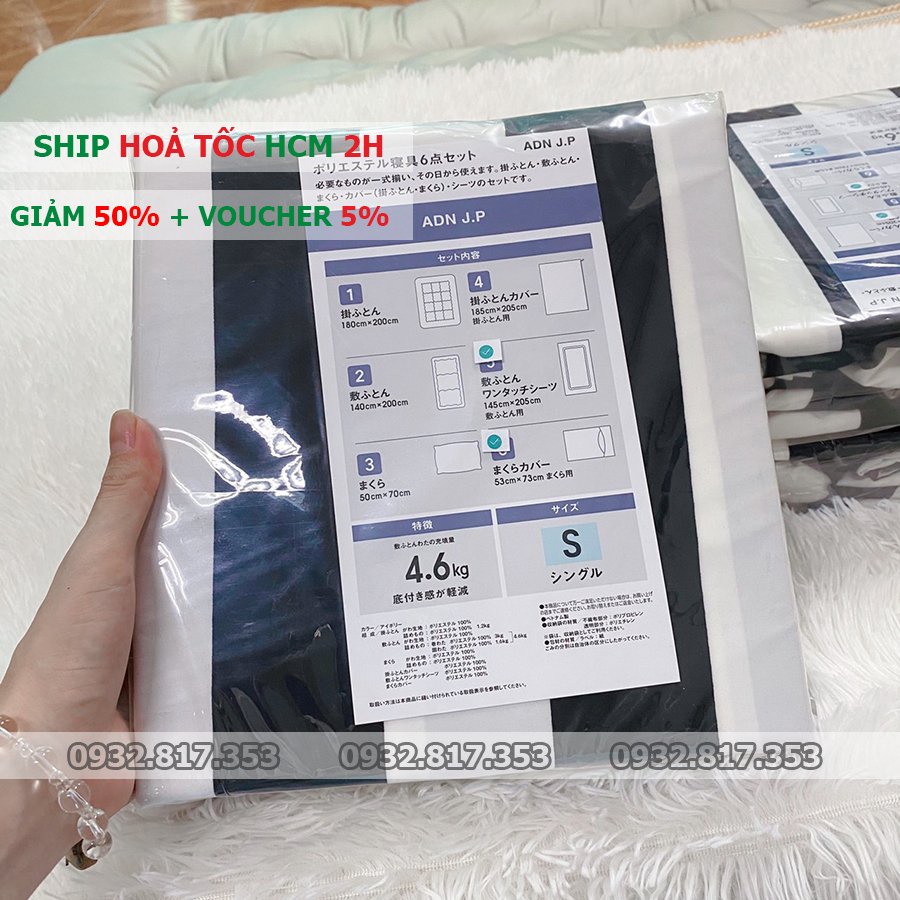 Ga Nệm Xuất NHẬT Dư kích thước 1m4x2m và 1mx2m | Làm chăn đắp | Chăn văn phòng | bọc Topper