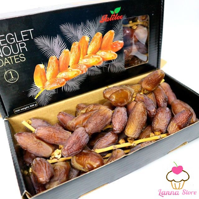 [SIÊU NGON] Chà Là Khô Nguyên Cành Không Đường Deglet Nour Israel hộp 500 gram - GALILEE | BigBuy360 - bigbuy360.vn