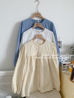 Sơ mi babydoll 1 hàng khuy