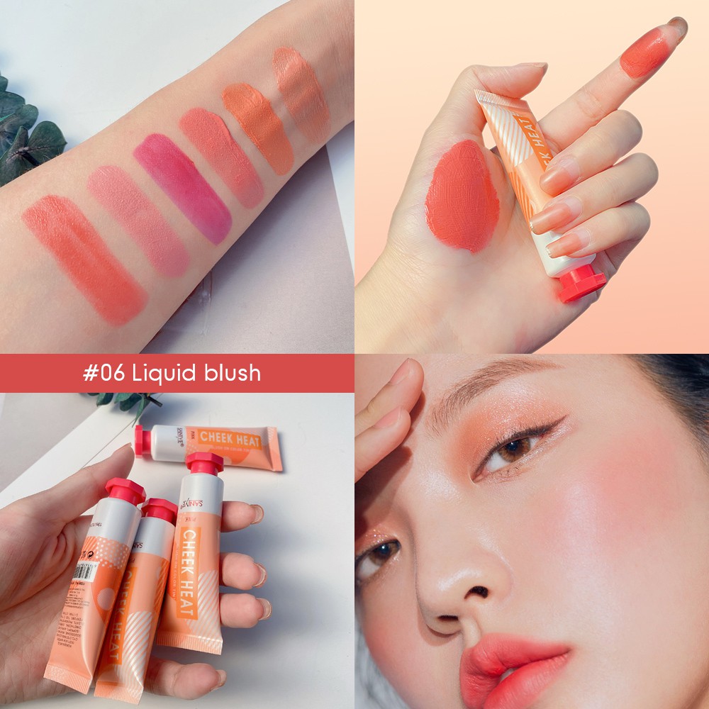 Kem má hồng SANIYE màu nhung lâu trôi thời trang 10g R1214 | BigBuy360 - bigbuy360.vn