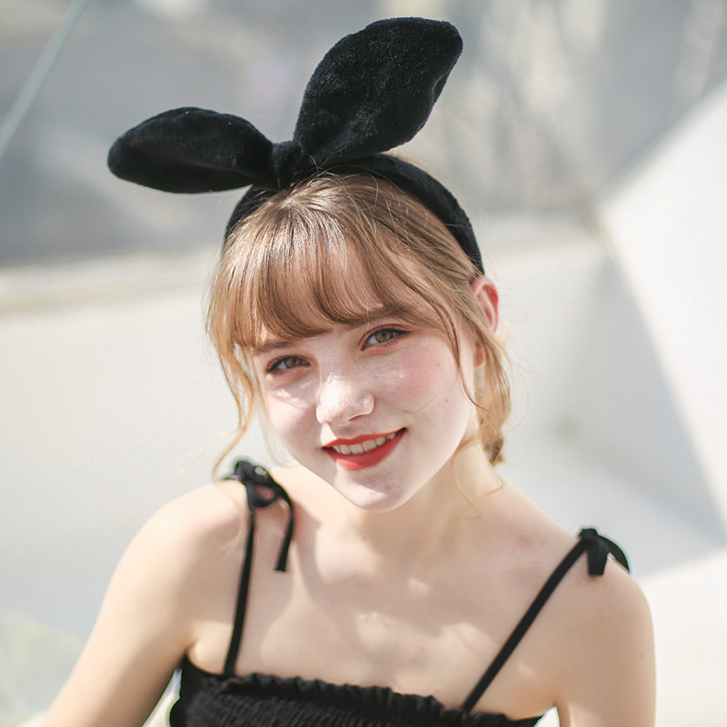 Cài tóc trang trí tai thỏ đáng yêu dành cho nữ