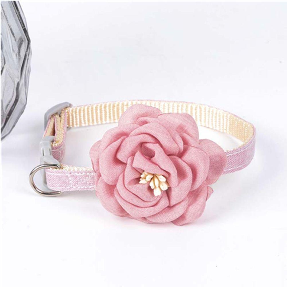Vòng Cổ Hoa Trà Màu Sắc Xinh Xắn Cho Thú Cưng