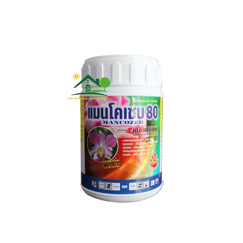 Mancozeb - 80 Thailand thuố.c diệt và ngừa cho hơn 400 loại nấm mốc hũ 100g