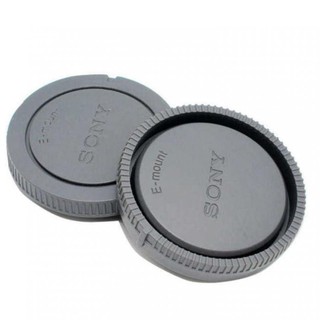 Hình ảnh Bộ nắp đậy đuôi lens + nắp đây body máy ảnh Sony ngàm E-mount chính hãng