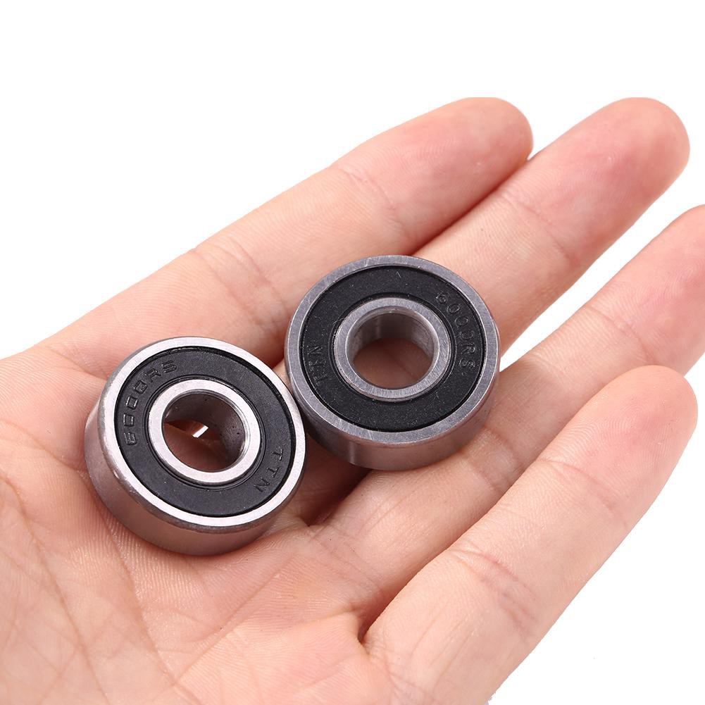 2pcs 6000/6200 MTB Cycling Bearings Front Rear Solid Bearings Riding Tools