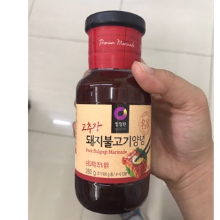 Sốt Ướp Thịt Heo Vị Cay Chung Jung One Hàn Quốc 280G