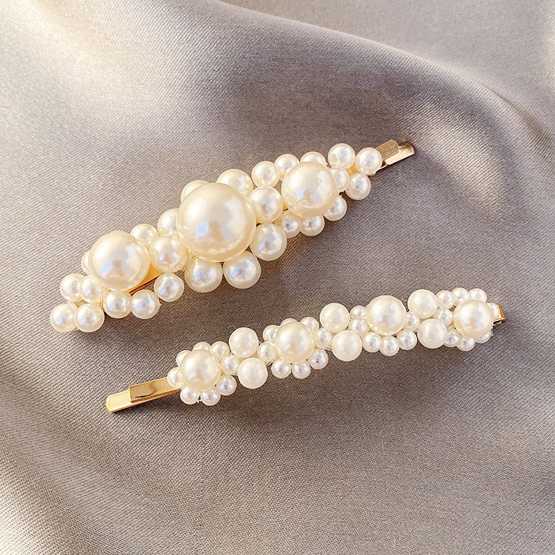 Kẹp Tóc Nữ Đính Ngọc Trai Kiểu Dáng Tinh Tế Phong Cách Hàn Quốc