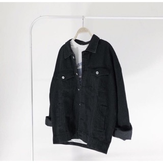 Áo khoác bò Denim Jacket  ĐEN