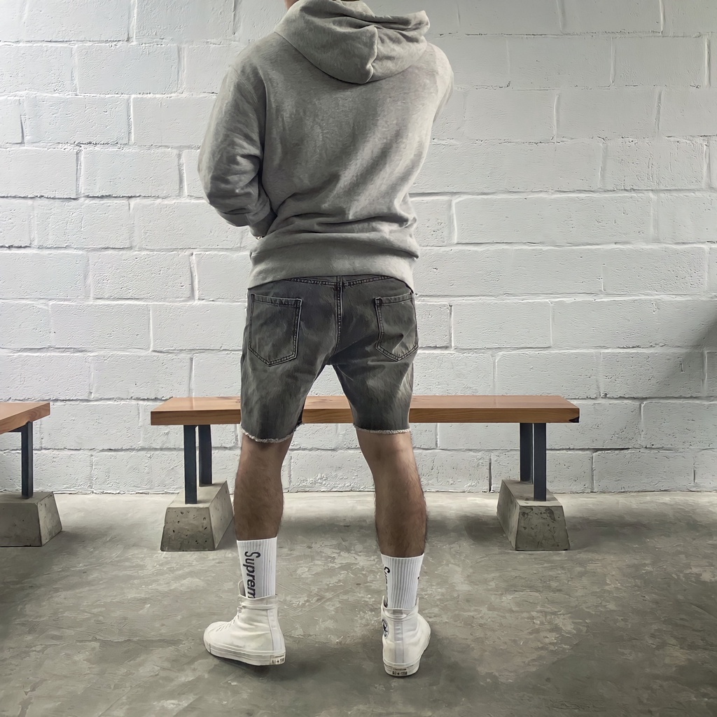 Quần Short Jeans Nam FNOS Streetwear RIPPED DENIM SHORTS SJ5 - Local Brand Chính Hãng