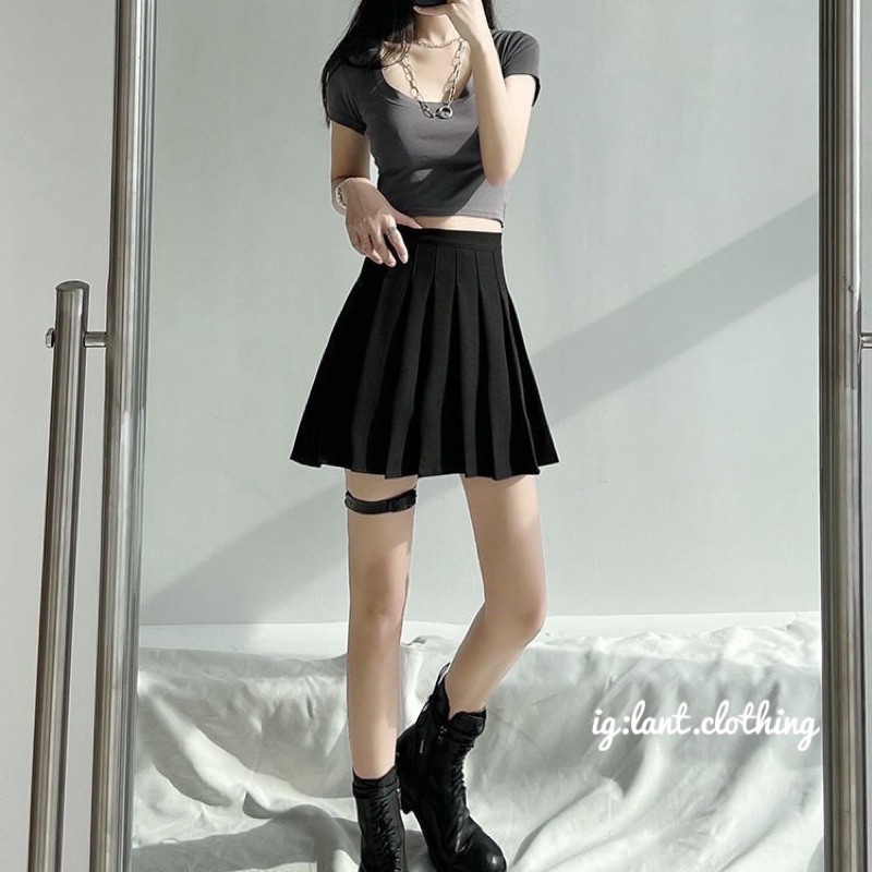 Chân váy tennis ulzzang