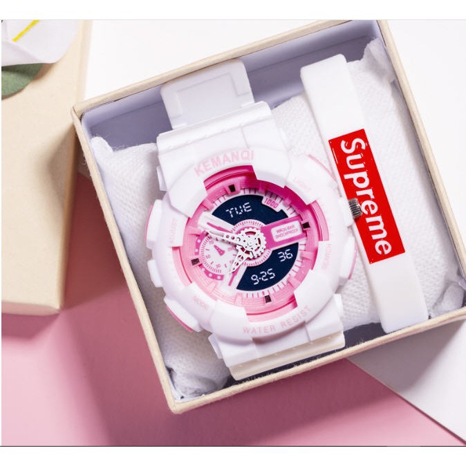 Đồng hồ điện tử nữ KEMANQI loại chỉ chạy kim giả điện tử BM889 | BigBuy360 - bigbuy360.vn