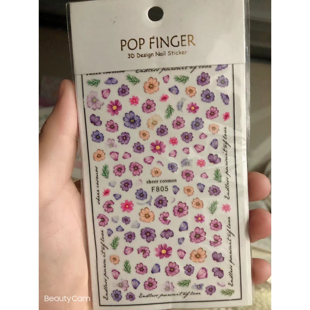 sticker trang trí nail