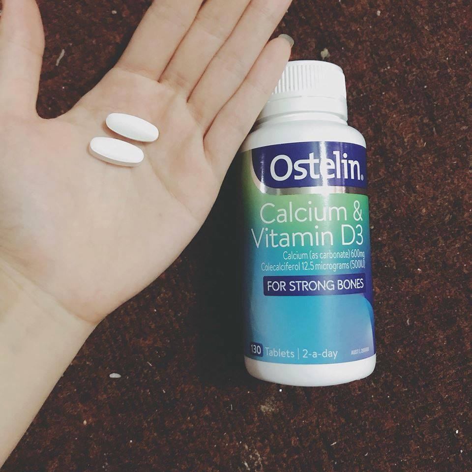 Canxi Bầu - Canxi Ostelin Vitamin D &amp; Calcium 130 Viên Úc