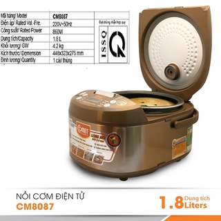 Nồi cơm điện tử 1.8 lít Comet CM8088