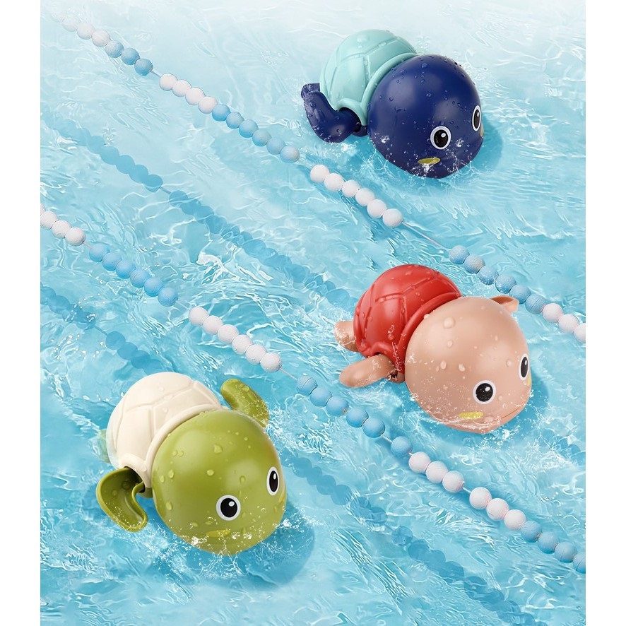 Rùa Bơi Vặn Cót - Đồ Chơi Nhà Tắm Cho Bé Thích Thú Vận Động Khỏe Mạnh