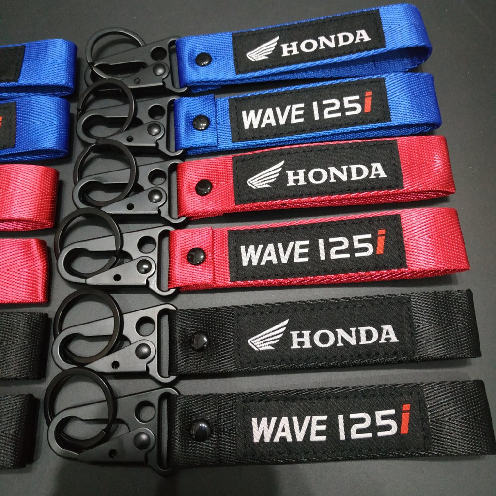 Móc chìa khóa vải 16x2.5 Honda Wave 125i cá tính