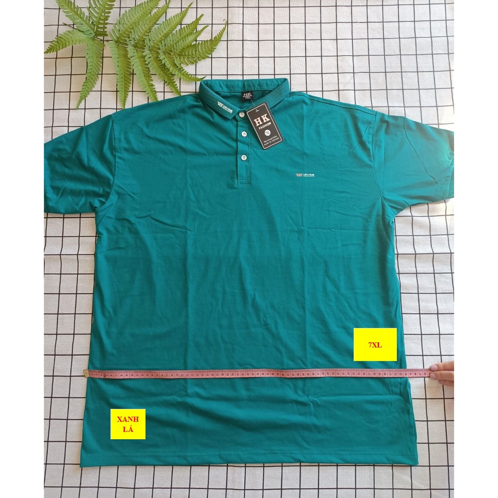 Áo thun nam big size cổ bẻ vải cotton tối đa 150kg | BigBuy360 - bigbuy360.vn