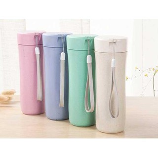 Binh đựng nước lúa mạch 400ml có dây cầm